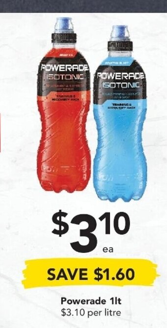 Drakes Powerade 1lt offer