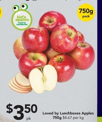 Drakes Loved by Lunchboxes Apples 750g offer