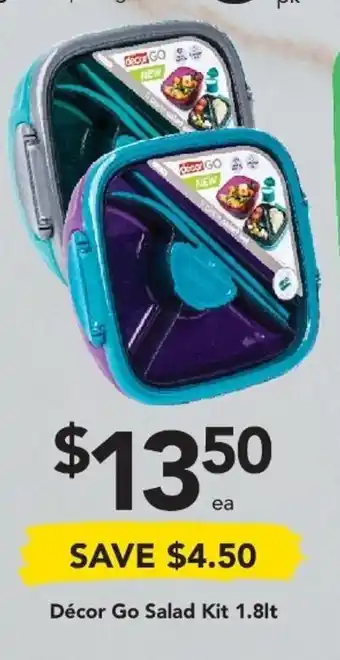 Drakes Decor Go Salad Kit 1.8lt offer