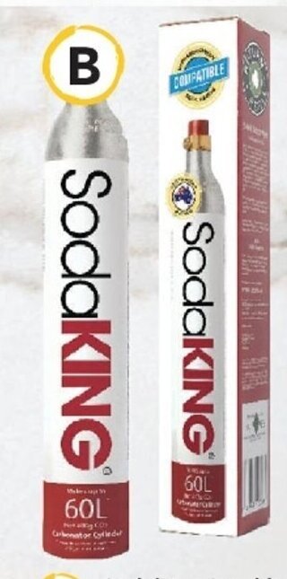 Drakes Sodaking Spare Cylinder 60lt offer
