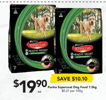 Drakes Purina Supercoat Dog Food 7.5kg offer