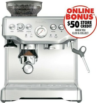 The Good Guys Breville The Barista Express Coffee Machine offer