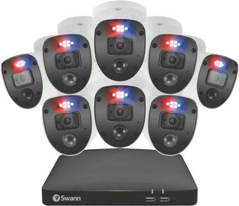 The Good Guys Swann 8 Camera 1080p 1TB HDD DVR Enforcer Kit offer
