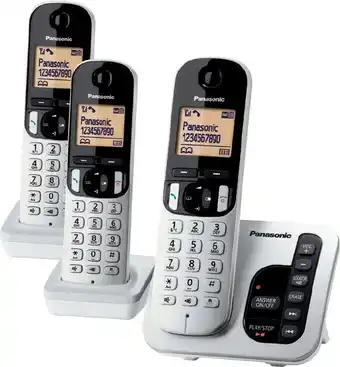 The Good Guys Panasonic Cordless Phone Triple Pack offer