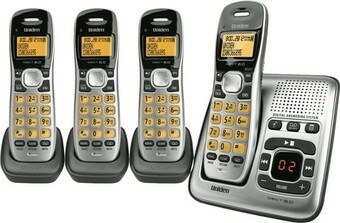 The Good Guys Uniden Cordless Phone Quad Pack offer