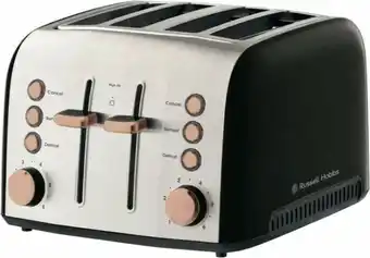 The Good Guys Russel Hobbs Brooklyn 4 Slice Toaster - Copper offer