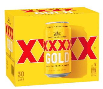 Liquorland Xxxx gold block can 375ml offer