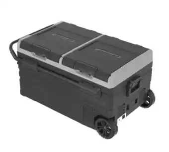 Low Profile Dual Zone with Wheels - 75L 106 Cans