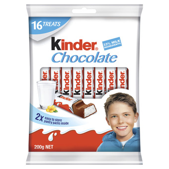 Kmart Kinder Chocolate Sharepack 200g offer