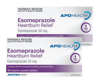 Chemist Discount Centre APO Health Esomeprazole Heartburn Relief 14 Tablets offer