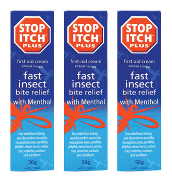Chemist Discount Centre Stop Itch Plus First Aid Cream Bite Relief 50g offer