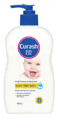 Curash Baby Care Soap Free Bath 400ml
