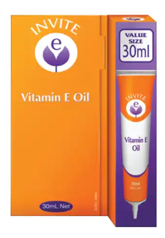 Chemist Discount Centre Invite E Vitamin E Oil Value Size 30ml offer