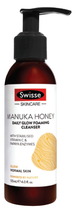 Chemist Discount Centre Swisse Manuka Honey Daily Glow Foaming Cleanser 120ml offer