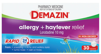 Chemist Discount Centre Demazin Allergy + Hayfever Relief 30 Tablets offer