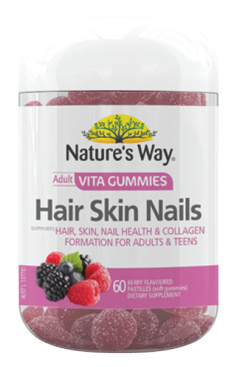 Chemist Discount Centre Nature's Way Adult Vita Gummies Hair Skin Nails 60 Pastilles offer