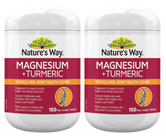 Chemist Discount Centre Nature's Way Magnesium + Turmeric 150 Tablets offer