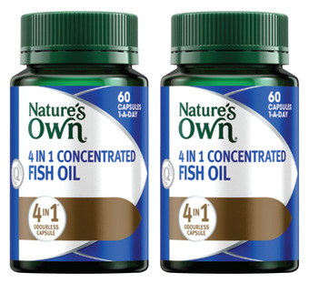 Chemist Discount Centre Nature's Own 4in1 Concentration Fish Oil 60 Capsules offer