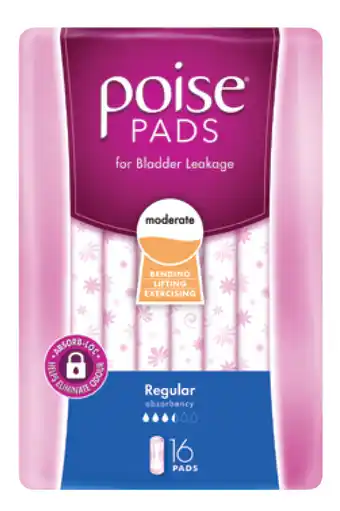 Poise Pads Regular 16 Pack