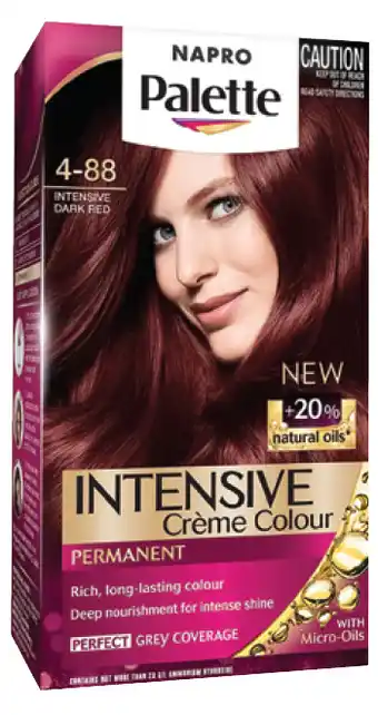 Chemist Discount Centre Schwarzkopf Napro Palette 4-88 Intensive Dark Red offer
