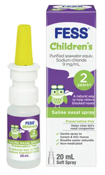 Fess Children’s Saline Nasal Spray 20ml