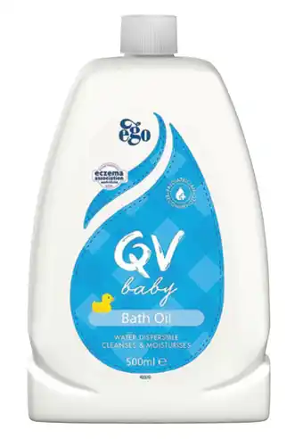 Chemist Discount Centre Ego QV Baby Bath Oil 500ml offer