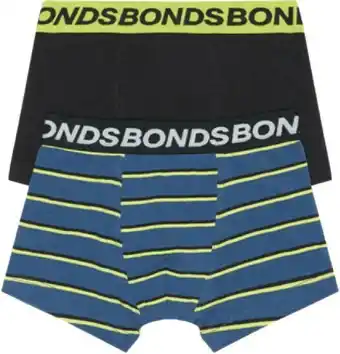 BIG W Bonds Everyday Boys 2-Pack Stretchable Trunks offer