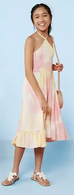 BIG W K-D Tie Dye Maxi Dress offer