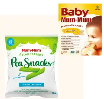 BIG W 20% off Baby Mum-Mum Baby Snacks^ offer