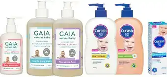 BIG W 20% off Gaia & Curash Baby Toiletries^ offer