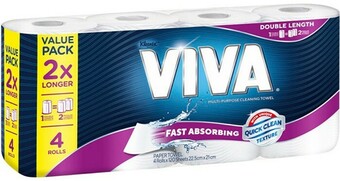 Viva 4-Pack Double Length Paper Towels