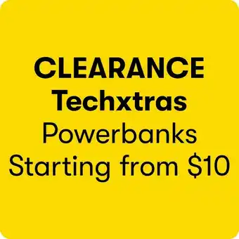 BIG W Techxtras Powerbanks offer