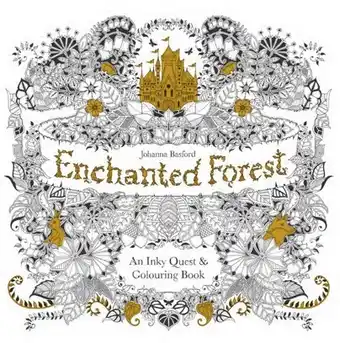 BIG W Enchanted Forest : An Inky Quest and Colouring Book offer
