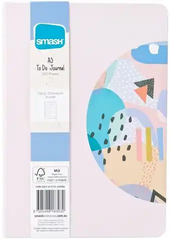 BIG W Smash A5 To Do Journal offer