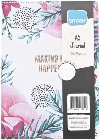 Smash A5 Journal - Floral