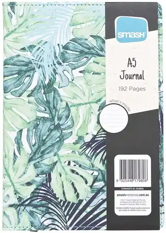 BIG W Smash A5 Journal - Tropical offer