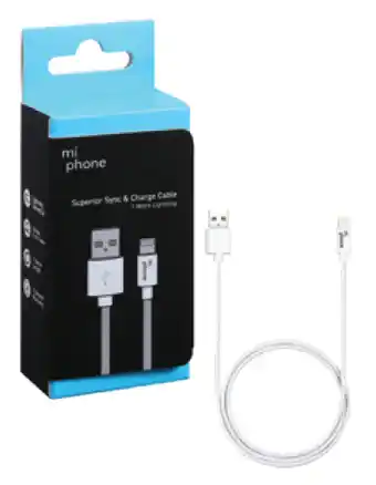 ePharmacy Miphone sync & charge cable offer