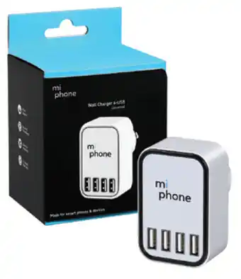ePharmacy Miphone 4 port usb wall charger offer
