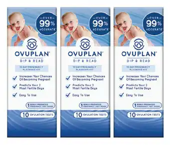 Ovuplan pregnancy planning kit 10 tests