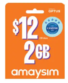 ePharmacy Amaysim sim starter pack $12 offer