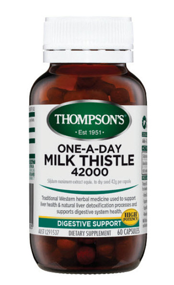 ePharmacy Thompson’s one-a-day milk thistle 42000 60 capsules offer