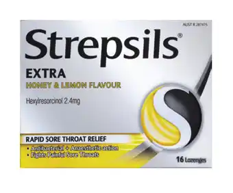 ePharmacy Strepsils extra lozenges 16 pack offer