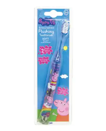 ePharmacy Peppa pig flashing toothbrush soft 3+ years offer
