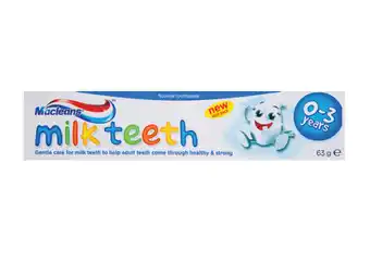 ePharmacy Macleans milk teeth toothpaste 63g offer