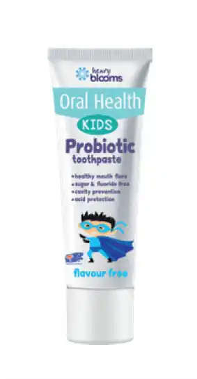 ePharmacy Henry blooms kids probiotic toothpaste flavour free 50g offer