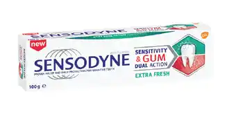 Sensodyne toothpaste sensitivity & gum extra fresh 100g