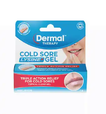 ePharmacy Dermal therapy cold sore lysine+ gel 5g offer