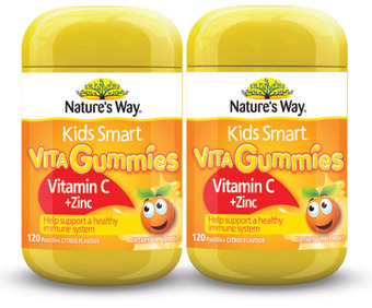 ePharmacy Nature’s way kids smart vita gummies vitamin c + zinc 120 pastilles offer