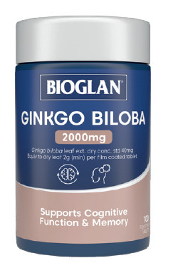 ePharmacy Bioglan ginkgo biloba 2000mg 100 tablets offer