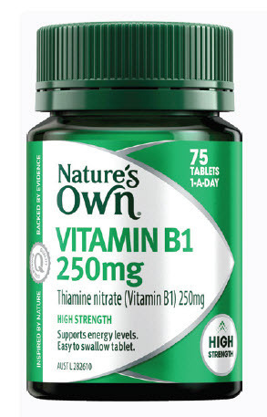 Nature’s own vitamin b1 250mg 75 tablets